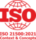 Logo of ISO 21500:2021 "Project, programme and portfolio management — Context and concepts"